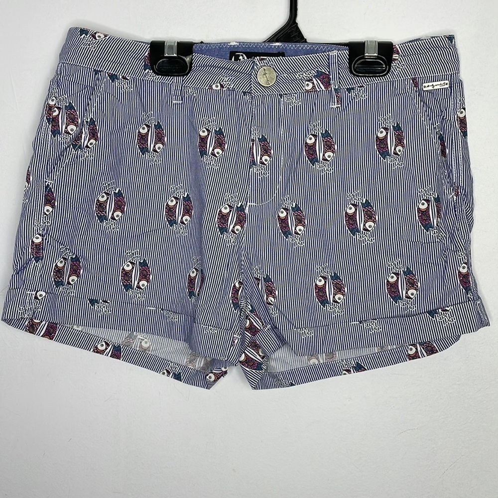 ANDY Warhol For Pepe Jeans Stripes Quirky Fish Print Short